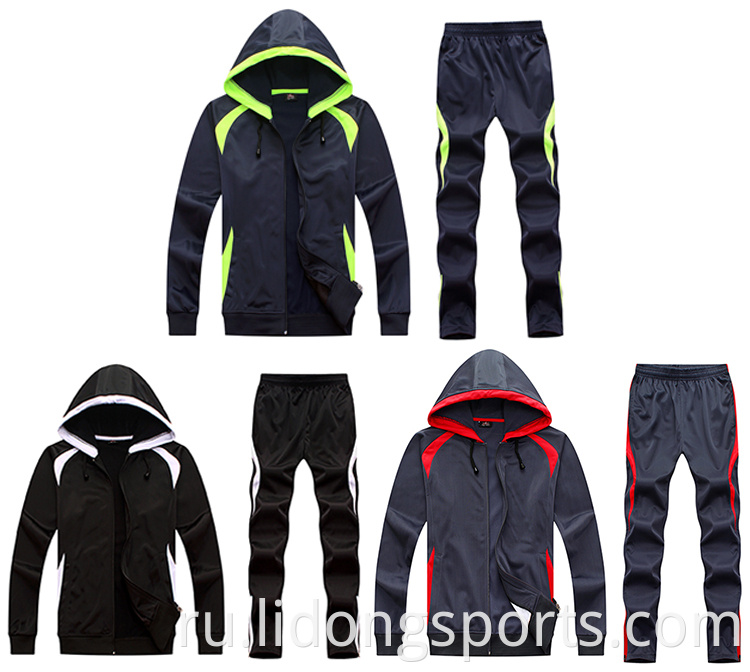 Lidong Men Sport Cust Последний дизайн простые спортивные костюмы спортивная одежда